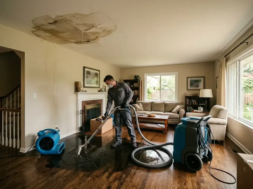 attic-pipe-burst-ceiling-drip-008 — frequently asked questions, Water Damage Restoration & Carpet Care in Amherst, VA